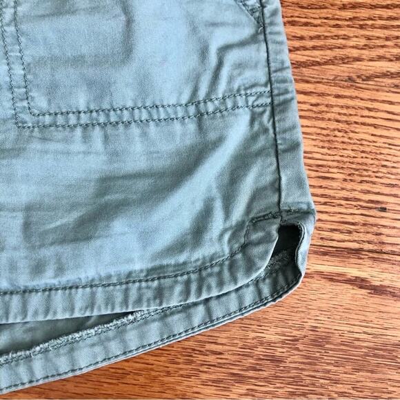 GAP KIDS Twill Pull-On Shorts Sage Green Girl’s Size Large - Picture 4 of 8